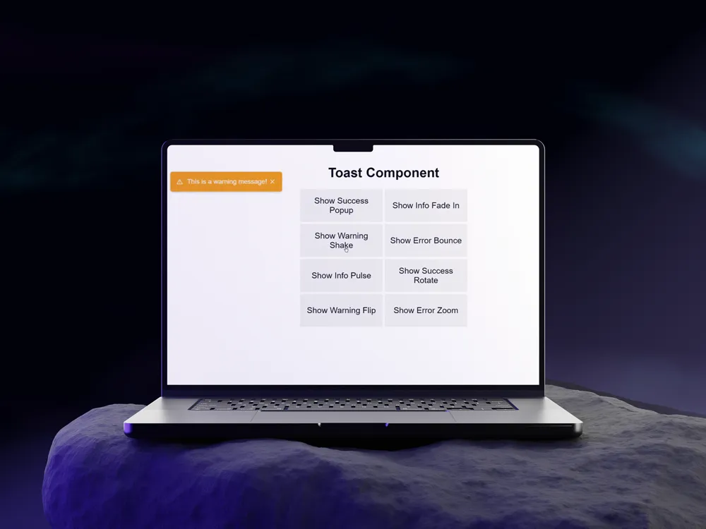 Ahmet Gülmez Projesi - React Toast Library - react-quick-toast